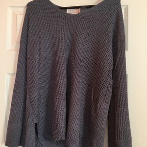 Blue light weight sweater